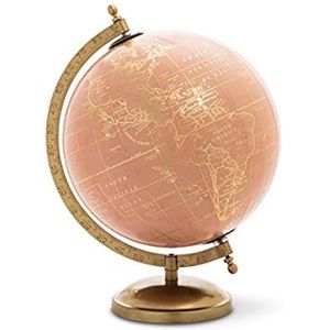 Gold and Pink Globe 🌍